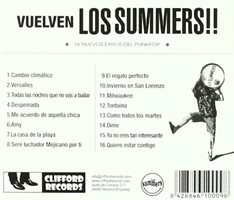 Vuelven Los Summers (16 nuevos éxitos del punkpop)