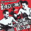 Portada de 100% punk rock superfight!!! The Safety Pins vs. Nuevo Catecismo Católico (LP de vinilo de 12’’).